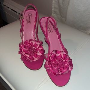 Coach summer heeled sandal